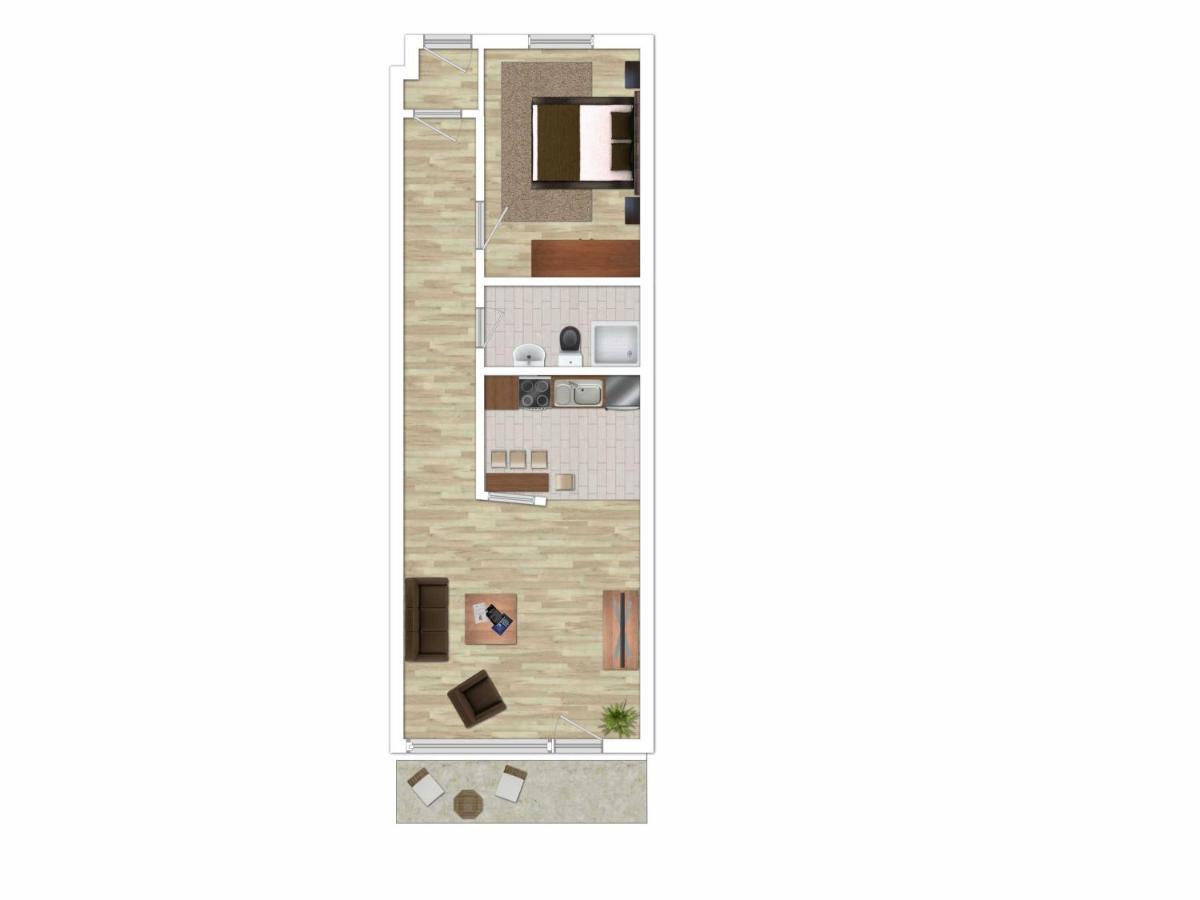 Wohnung 13, 2 Raum Wohnung Im Haus Pacific Mit Seesicht كوكسهافن المظهر الخارجي الصورة